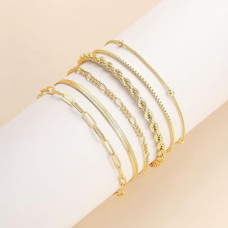 Mikhaela™ | Gold Bracelet Set
