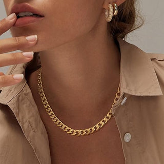 Frans™ | Gold Chunky Cuban Link Necklace
