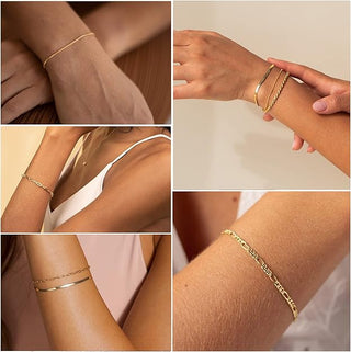 Mikhaela™ | Gold Bracelet Set