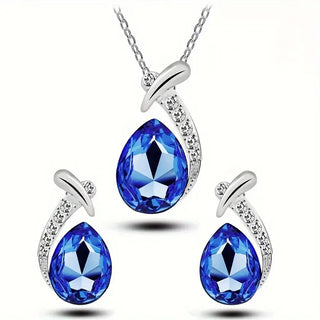 Marivic Classic Mermaid Elegance Jewelry Set | White Gold
