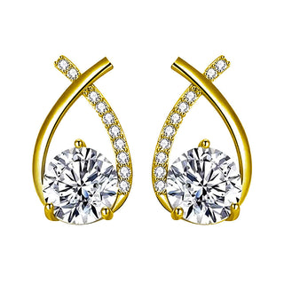 Ortrud™ | Women's Gold Earrings