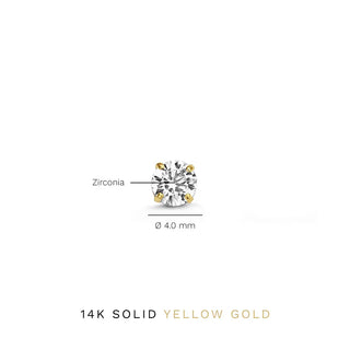 Youri™ | Gold Stone Stud Earrings