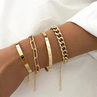 Luisa™ | Gold Bracelet Set